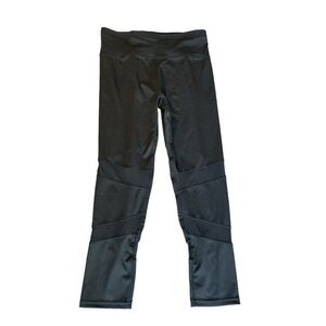 Good Karma Embrace Your Love Black Mesh Leggings Size Med EUC #7082